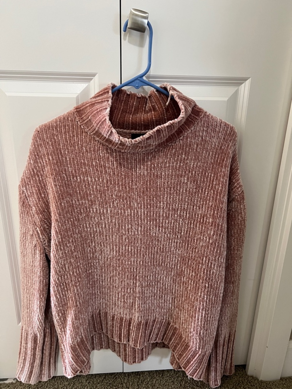 Pink knit sweater